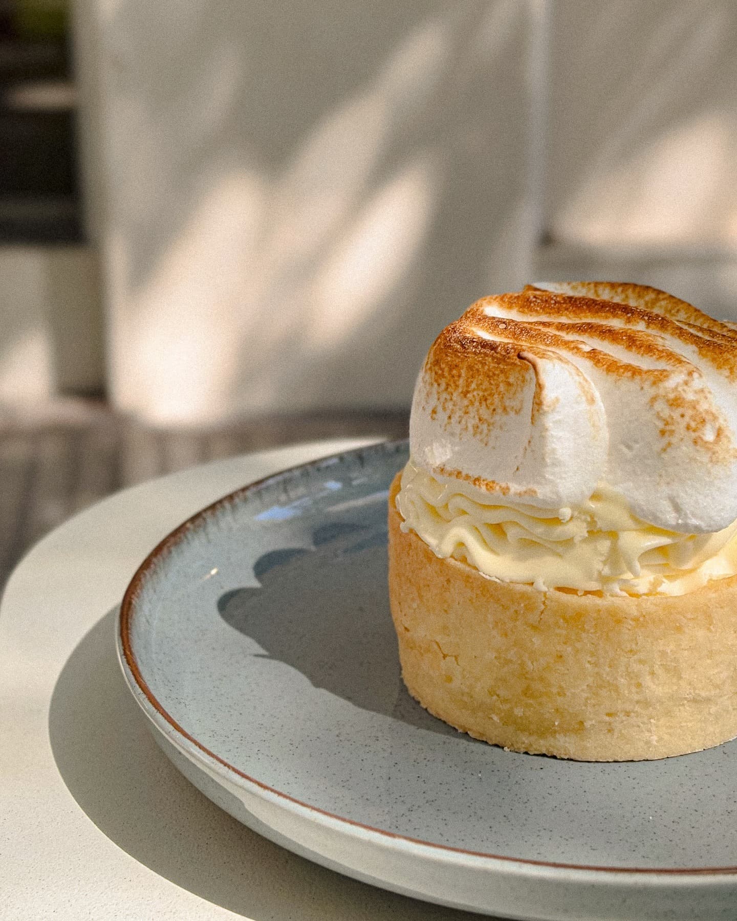 Tarta de limón con merengue